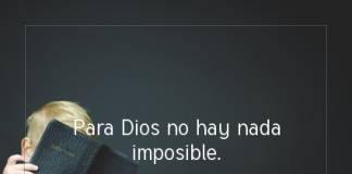 Postal – Para Dios no hay…
